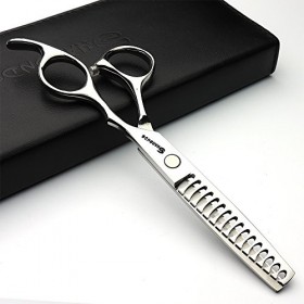 Ensemble de ciseaux de coiffure professionnels 6 pouces ciseaux de coiffeur de style en arête de poisson personnalisés salon 