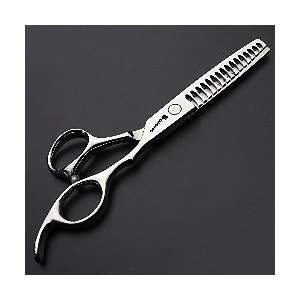 Ensemble de ciseaux de coiffure professionnels 6 pouces ciseaux de coiffeur de style en arête de poisson personnalisés salon 