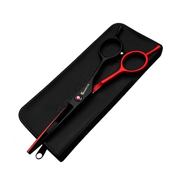 HAOTING Ciseaux de Coupe de Cheveux en Acier Inoxydable 5,5 Pouces Ciseaux de Coiffure Professionnels pour Combattre Les Cise