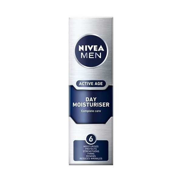 NIVEA MEN Active Age Face Moisturiser, 50 ml Crème Jour et Nuit