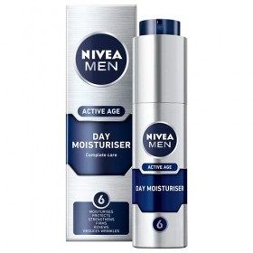 NIVEA MEN Active Age Face Moisturiser, 50 ml Crème Jour et Nuit