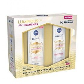 NIVEA Cellular LUMINOUS 630 Pack Antimanchas Tratamiento Avanzado, set de regalo con sérum facial 1 x 30 ml y crema de día 