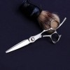 Ciseaux de coiffeur Ciseaux de coiffure professionnels Ciseaux de coiffure à queue simple pour envoyer des sacs à ciseaux en 