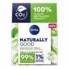NIVEA Naturally Good Radiance Crème de jour hydratante pour le visage à laloe vera, crème de jour à lhuile de jojoba et à l C...