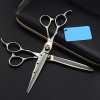 Ensemble De Ciseaux De Coiffure Professionnels Pour Gauchers Et Ciseaux Amincissants 7.0 Pouces,FlatCut7Inch