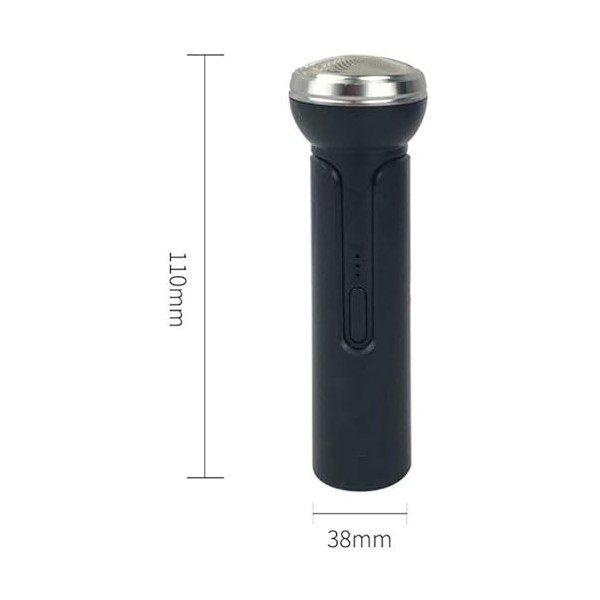 Rasoir électrique Mini Rasoir de Poche for Hommes USB Rechargeable LED Meilleur for Les rasages de Voyage Rasent Les rasages