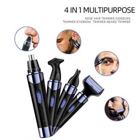 Tondeuse Précision étanche Rasoir Nez - Tondeuse à Barbe Nez Sourcils, Rasoir à Nez Électrique Homme Femme, Tondeuse Nez Orei