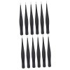 12 pcs outils noir faux manucure maquillage cils métal inoxydable application pince à épiler extension sourcil pour pointe dr