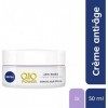 NIVEA Q10 Power Soin de Jour Anti-Rides +Peaux sensibles FPS15 1 x 50 ml , crème anti-âge enrichie en Q10 & créatine, soin v ...