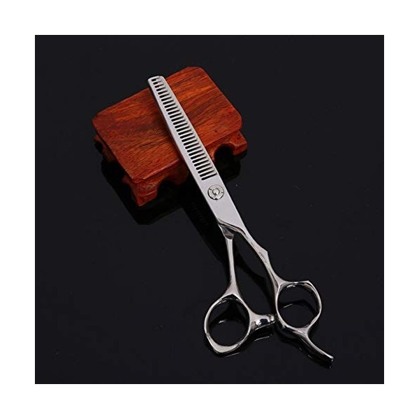 JMOMC Ciseaux de Coiffeur Professionnels Portables pour Salon de Coiffure/Maison 15,2 cm en Acier Inoxydable Ciseaux Aminciss