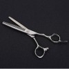 JMOMC Ciseaux de Coiffeur Professionnels Portables pour Salon de Coiffure/Maison 15,2 cm en Acier Inoxydable Ciseaux Aminciss