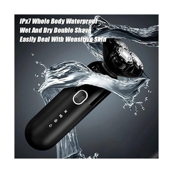 Hommes Électrique Shavers 4D Tête de coupe flottante rechargeable Rasoirs sans fil imperméable humide Dual Usage à double usa