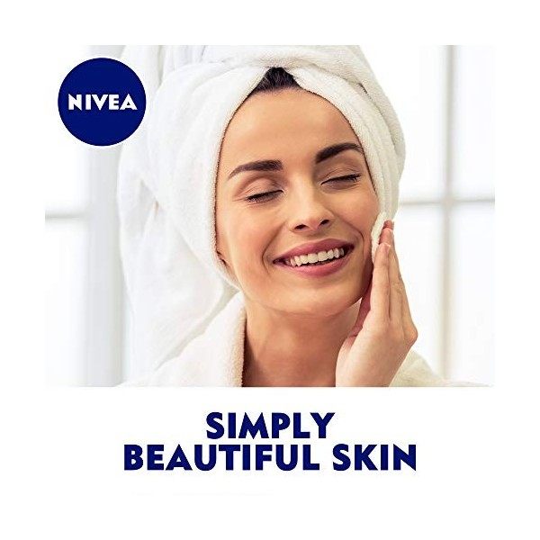 NIVEA Lingettes Sensitive Nettoyage De La Peau X 25 Serviettes Hygiéniques 81 906 Pièces Crème Jour et Nuit