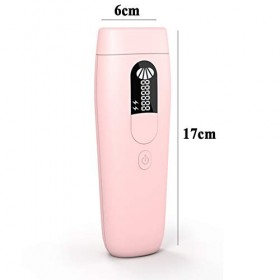 Épilateur épilation permanente, 500.000 Flashs et Indolore Réglage 5 positions, Convient pour le corps du visage Bikini ligne