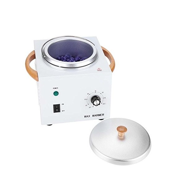 Chauffe-cire pour épilation 150 Watt, Machine à cire épilation pour spa à chauffage rapide et contrôle de la température, Pot