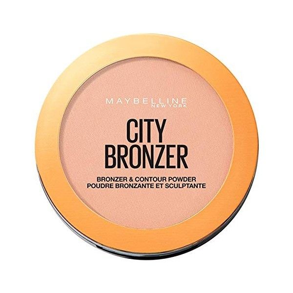 Maybelline City Bronzer Tono 250 Warm Medium Polvos Bronceadores Mate Pieles Medias - 8Gr