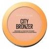 Maybelline City Bronzer Tono 250 Warm Medium Polvos Bronceadores Mate Pieles Medias - 8Gr