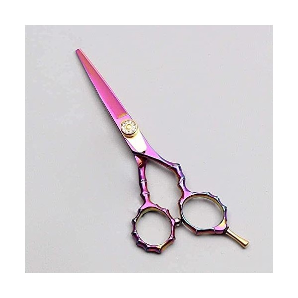 Ciseaux de coiffeur Ensemble de ciseaux amincissants de coiffure professionnels Poignée rotative à 360 degrés Ciseaux de coif