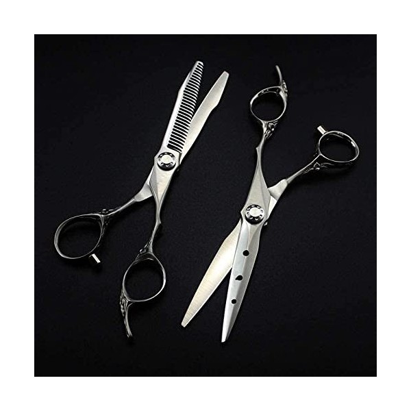Ciseaux à cheveux professionnels japonais 440c, haut de gamme, mat, 6 pouces, pour couper les cheveux, makas, ciseaux amincis