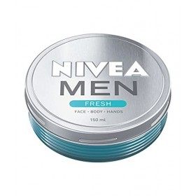 NIVEA Men Fresh Gel 75 ml , crème hydratante rafraîchissante tout usage, gel hydratant ultra léger pour homme, crème hydrata ...