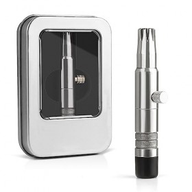 EHOPHNA Tondeuse manuelle pour le nez et les oreilles, sans pile, en acier inoxydable, cadeau pour homme et femme.