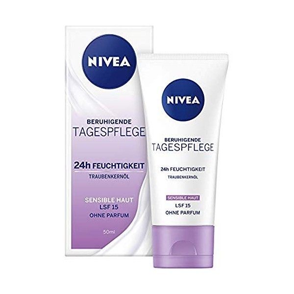 Nivea Visage Q10 Soin de Jour Sensitive LFs15 50 ml Crème Jour et Nuit