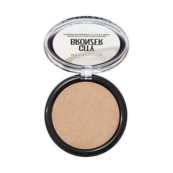 Maybelline City Bronzer Tono 250 Warm Medium Polvos Bronceadores Mate Pieles Medias - 8Gr