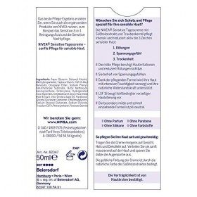 Nivea Visage Q10 Soin de Jour Sensitive LFs15 50 ml Crème Jour et Nuit