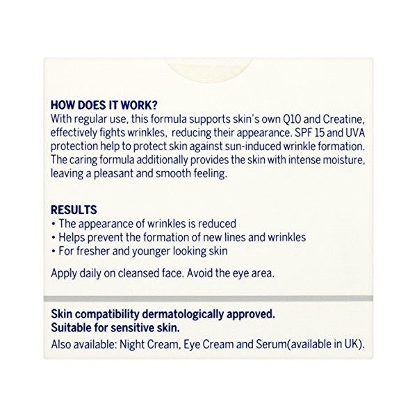 Nivea Visage Q10 plus anti rides - soin de jour - FPS 15-50ml Crème Jour et Nuit