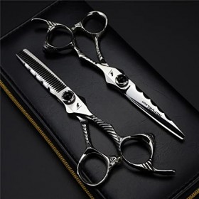 KOAIEZ Ensembles De Ciseaux De Coupe De Cheveux Professionnels De 6,0 Pouces, Coiffure De Coiffure De Coiffure De Coiffure en