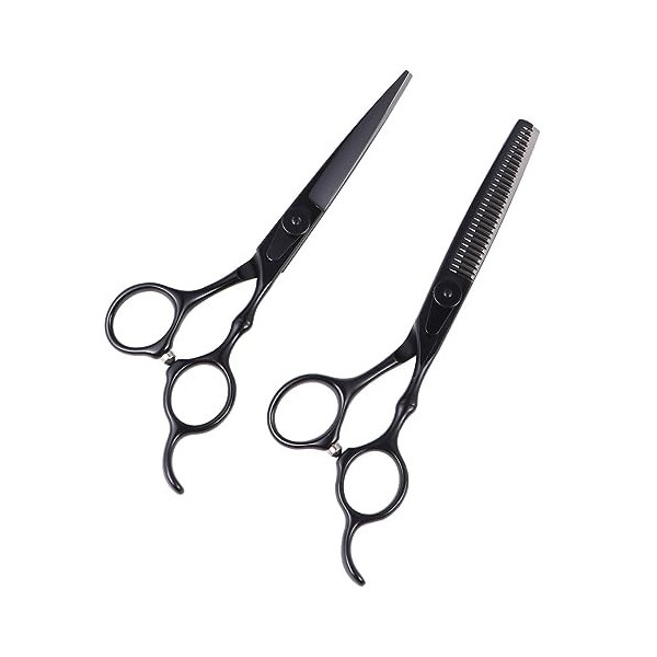 POPETPOP 6 Pièces Ciseaux Texturants Ciseaux À Cheveux De Barbier Kits De Barbe Pour Hommes Ciseaux À Effiler Ciseaux À Effil