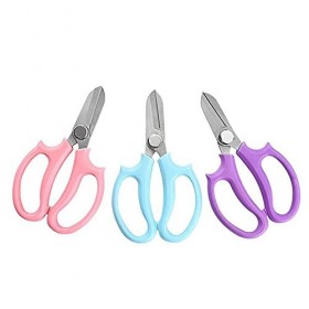 Ciseaux artisanaux Ciseaux à fleurs Ciseaux de taille de jardin de cuisine en acier inoxydable Ciseaux à arbres Ciseaux de ja...