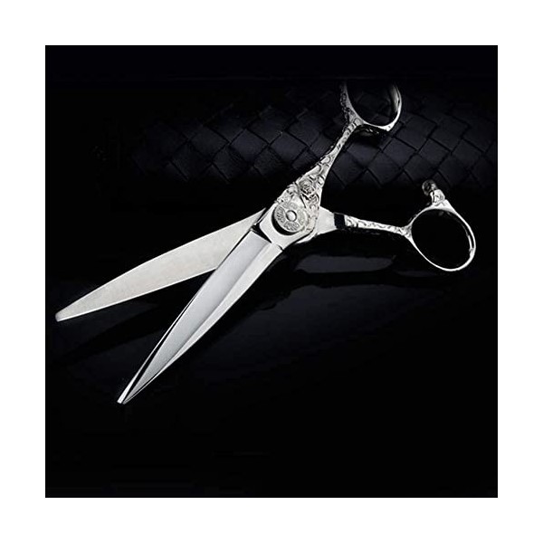 Ciseaux de coiffure, ciseaux de coiffure, ciseaux de coiffure professionnels haut de gamme, ciseaux plats sculptés, outils de