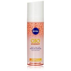 Nivea Q10 Energy Sérum anti-rides nacré 30 ml , sérum visage avec Q10 100% identique à la peau, vitamine C et vitamine E, sé ...