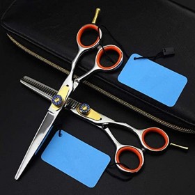 Professionnel 440c acier 6 pouces cheveux ciseaux coupe coiffeur cheveux ciseaux coupe de cheveux Salon amincissement ciseaux