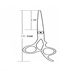 SENFEISM Ciseaux de coiffeur de 14 cm - Ciseaux de coiffeur professionnels - Ciseaux à effiler
