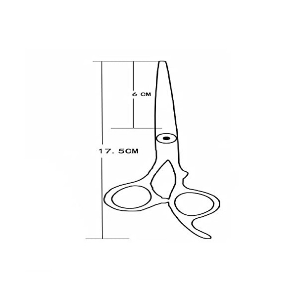 SENFEISM Ciseaux de coiffeur de 14 cm - Ciseaux de coiffeur professionnels - Ciseaux à effiler