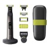 Philips OneBlade Pro 360 hybride Visage , 1 kit Corps: tondeuse barbe, rasoir, 2 lames 360, 1 sabot avec 14 hauteurs de coupe