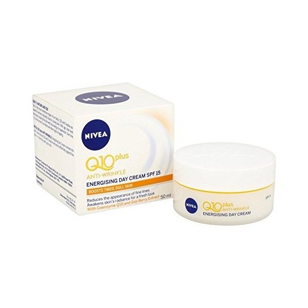 NIVEA Q10 Plus Anti-Wrinkle Energising Day Cream SPF 15 50ml Crème Jour et Nuit