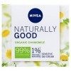 NIVEA Naturally Good Radiance Sensitive Crème de jour 50 ml , crème hydratante visage + extrait de camomille bio, crème hydr