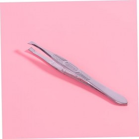 24 pièces pince à épiler professionnelle sourcil plat épilation du visage pince à épiler à pointe inclinée pince à épiler en ...