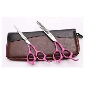 Logo personnalisé Coiffeur professionnel Ciseaux de coupe Amincissant les ciseaux de coupe de cheveux Salon de coiffure pour 