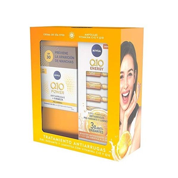 NIVEA Q-10 PACK JOUR FP30+AMPOL Crème Jour et Nuit