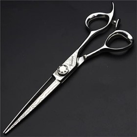 Ciseaux De Coiffure Tranchants De 6,0 Pouces À Bord Droite, Cisaillements De Coiffure En Acier Inoxydable 440C Multifonctionn