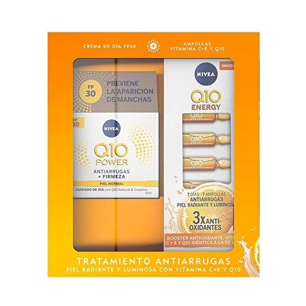 NIVEA Q-10 PACK JOUR FP30+AMPOL Crème Jour et Nuit