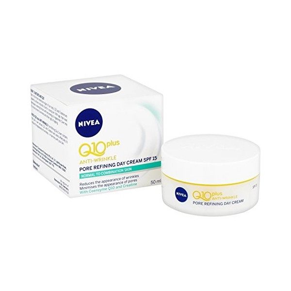 Nivea Visage Anti-wrinkle Q10Plus Pore Refining Day Cream SPF 15 50ml Crème Jour et Nuit