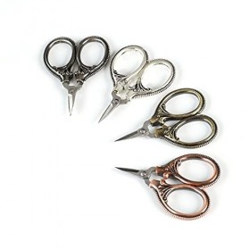 Ciseaux dartisanat 6 cm ciseaux de poche rétro coupe-fil antique ciseaux vintage broderie point de croix couture ciseaux en ...