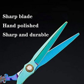 Kit de ciseaux de coupe de cheveux 6,0 pouces couleur créativité personnalité professionnelle texture fine en acier inoxydabl...