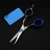 Petits ciseaux de coupe de cheveux 440c, outil de toilettage professionnel, ciseaux chauds pour Salon de coiffure sans sac b