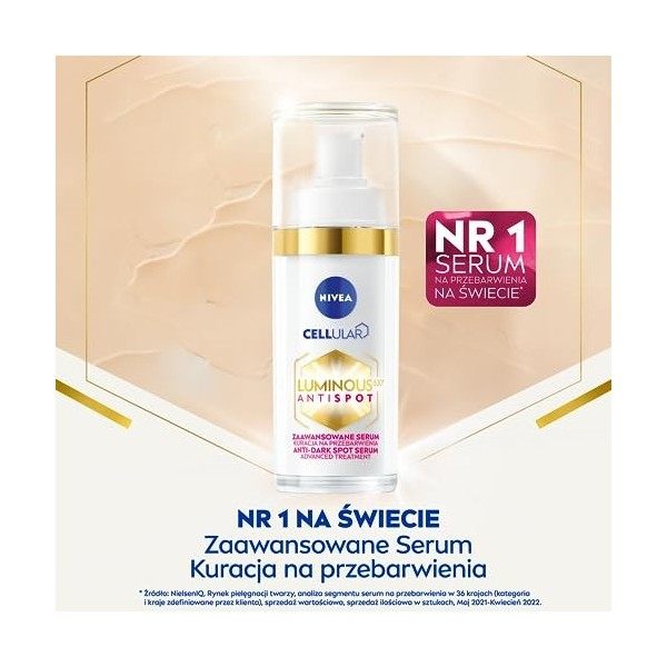 Nivea Cellular Luminous 630 Antispot - Sérum Proti Pigmentovým Skvrnám 30ml Crème Jour et Nuit